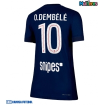 Camisa de Futebol Paris Saint-Germain Ousmane Dembele #10 Equipamento Principal Mulheres 2025-26 Manga Curta